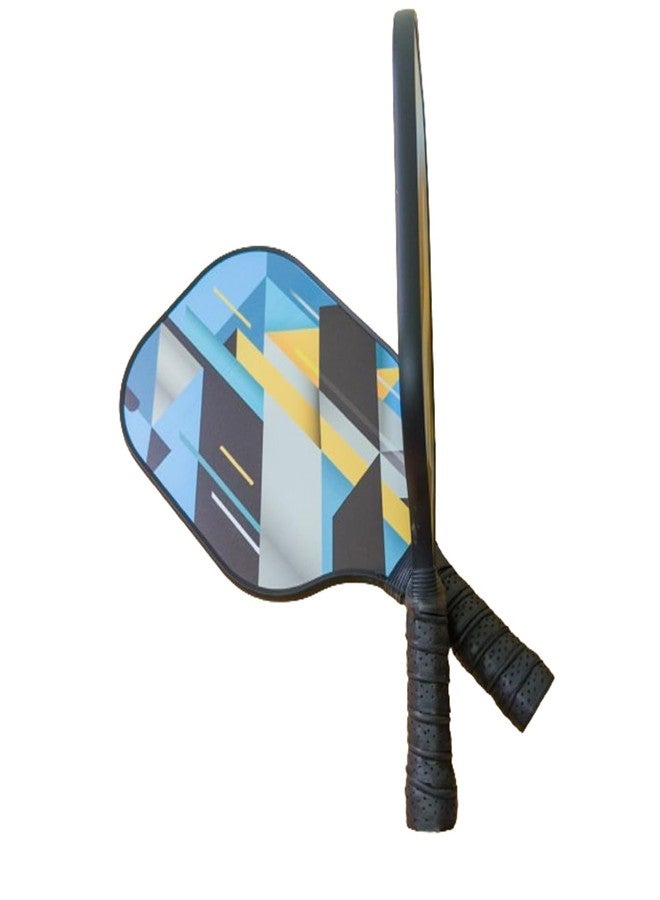 AASHRAY Glass Fiber Pickleball Game Set | 2 Rackets 4 Balls & 1 Carry Cover | Light Weight Racket with Cushion Grip | Game for Kids Youth Adults Family, Indoor & Outdoor | (Graphic Print) - Image 5